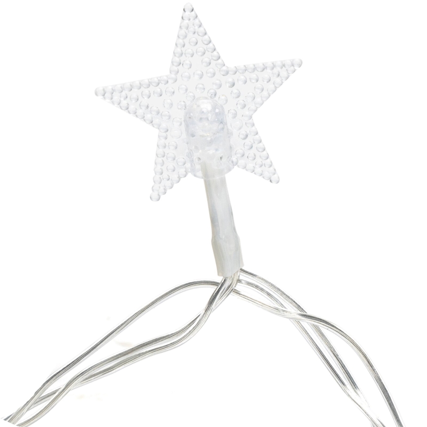 Aigostar - LED-Außen-Weihnachtslichterkette 50xLED/8 Funktionen 8 m IP44 warmweiß