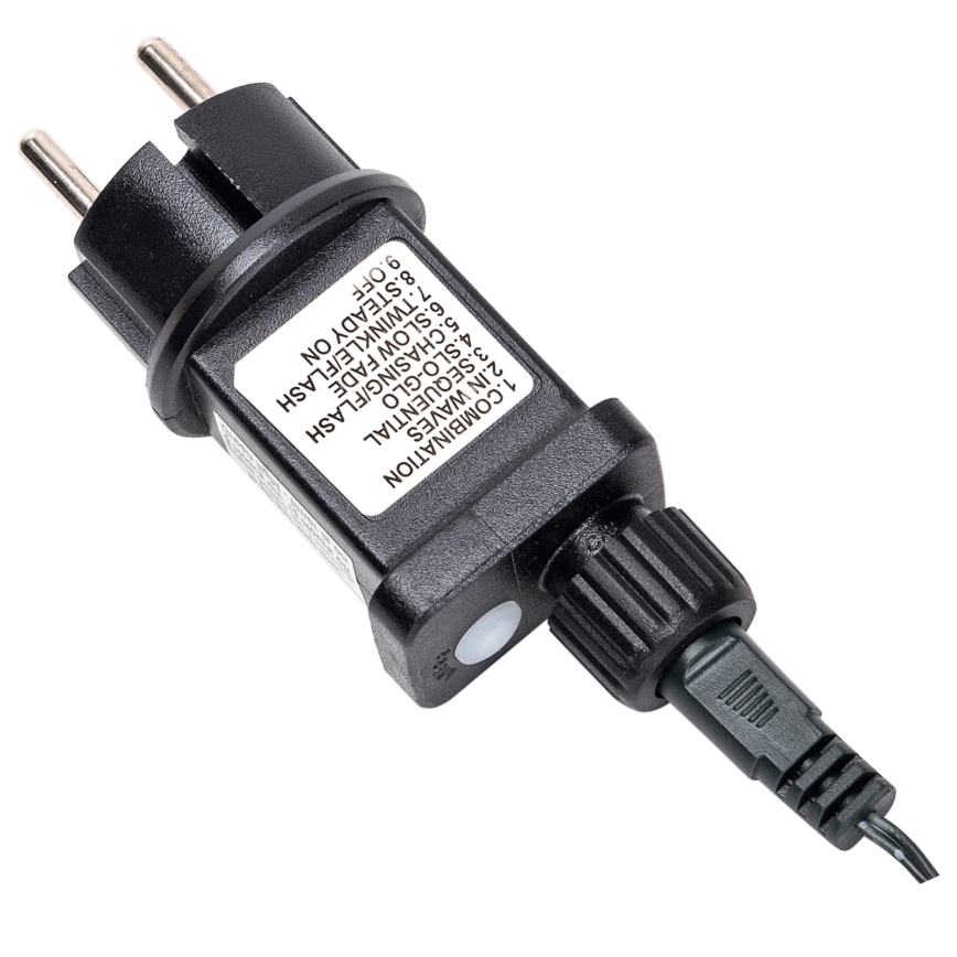 Aigostar - LED-Außen-Weihnachtslichterkette 50xLED/8 Funktionen 8m IP44 mehrfarbig