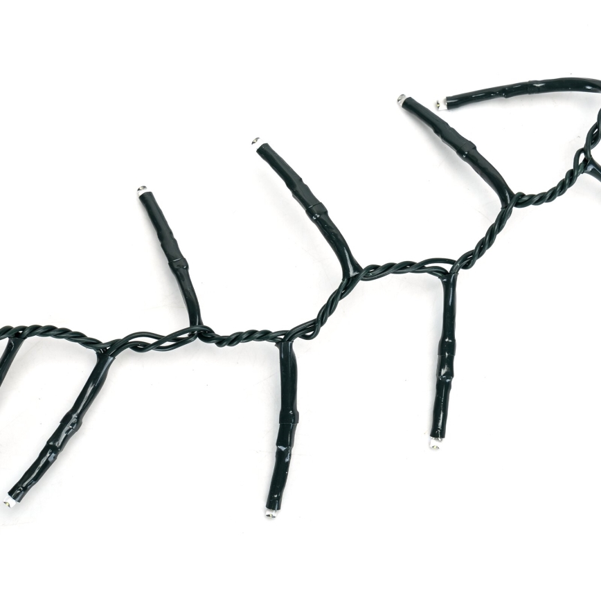 Aigostar - LED-Außen-Weihnachtslichterkette 600 LEDs / 8 Funktionen, 18 m, IP44, kaltweiß