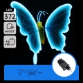 Aigostar - LED Außendekoration 372xLED 60 cm IP44 Schmetterling/blau