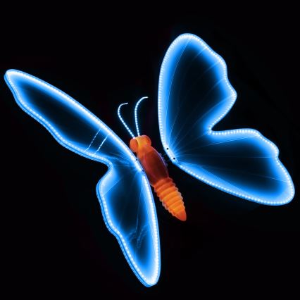 Aigostar - LED-Außendekoration 468xLED 75 cm IP44 Schmetterling/blau