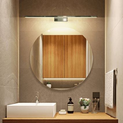 Aigostar - LED Badezimmerspiegelbeleuchtung LED/12W/230V 4000K 60cm IP44 Aluminium
