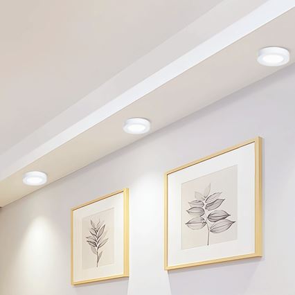 Aigostar - LED-Deckenanbauleuchte LED/12W/230V d 17,4 cm 6500K weiß