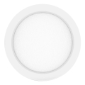 Aigostar - LED-Deckenanbauleuchte LED/18W/230V d 22,6 cm 3000K weiß