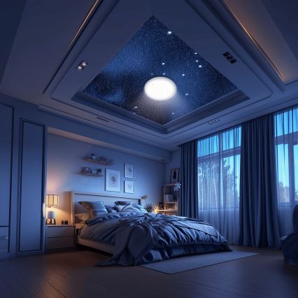 Aigostar - Dimmbare LED-Deckenleuchte für Badezimmer MESH Smart LED/18W/230V 3000-65000K IP44 + Fernbedienung