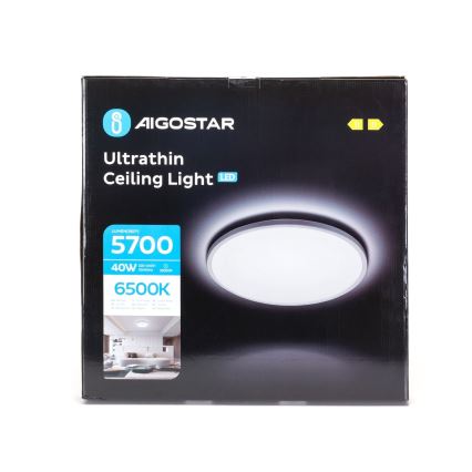 Aigostar - LED-Deckenleuchte für das Badezimmer LED/40W/230V 6500K d 54 cm IP44