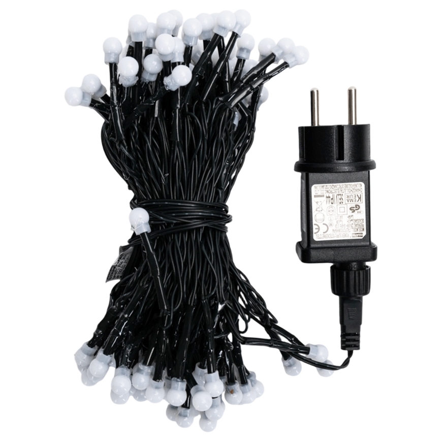 Aigostar - LED-Lichterkette für den Außenbereich, 100 LEDs, 8 Funktionen, 10 m, IP44, warmweiß