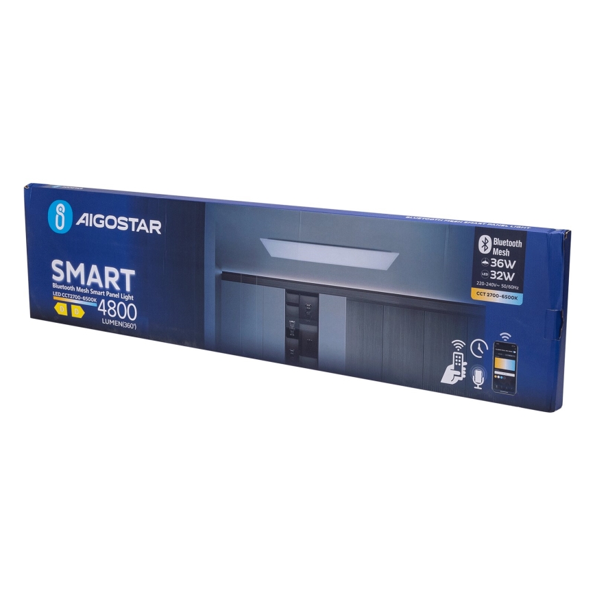 Aigostar - LED dimmbares Einbaupanel MESH LED/36W/230V 2700-6500K 120x30 cm