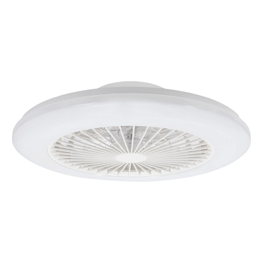 Aigostar - LED dimmbare Deckenleuchte mit Ventilator LED/40W/230V 2700-6500K Ø 48,5 cm Weiß + Fernbedienung