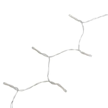 Aigostar - LED dimmbare Lichterkette für den Außenbereich mit Bewegungsmelder 100xLED/3xAA 12m kaltweiß + Fernbedienung