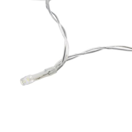 Aigostar - LED dimmbare Lichterkette für den Außenbereich mit Bewegungsmelder 100xLED/3xAA 12m kaltweiß + Fernbedienung