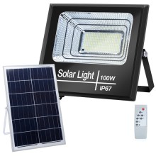 Aigostar - LED Dimmbarer Solarfluter LED/100W/3,2V IP67 + FB