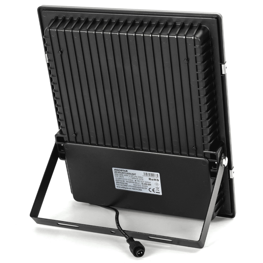 Aigostar - LED-dimmbarer Solarstrahler LED/200W/3,2V 3600mAh 3000K/4000K/6500K IP66 + Fernbedienung