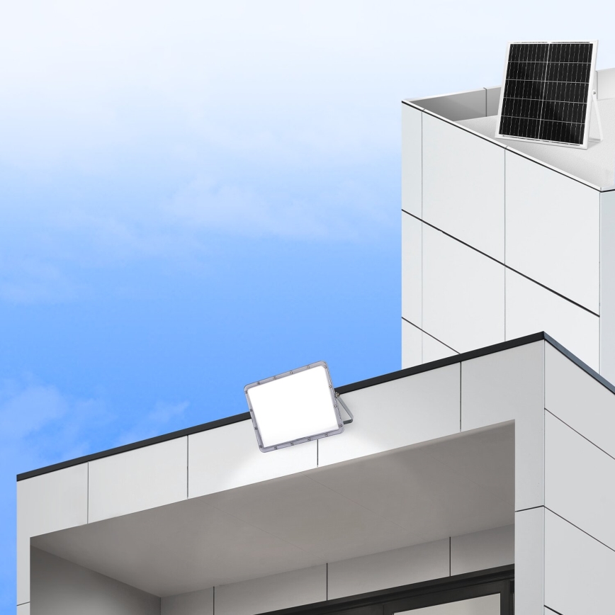 Aigostar - LED dimmbarer Solarstrahler LED/200W/3,4V 20000 mAh IP65 + Fernbedienung