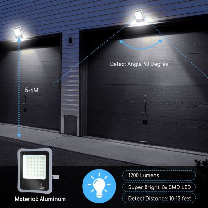 Aigostar - LED dimmbarer Solarstrahler LED/100W/3,2V IP65 10000 mAh + Fernbedienung