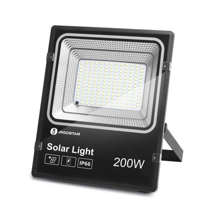 Aigostar - LED Dimmbarer Solarstrahler LED/200W/3,2V IP66 15000 mAh + Fernbedienung