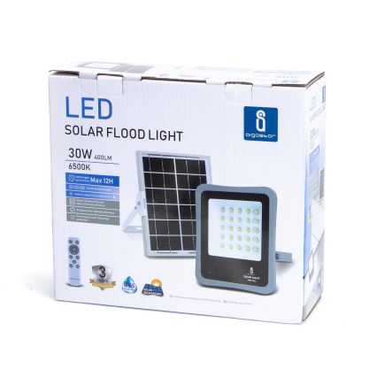 Aigostar - LED Dimmbarer Solarstrahler LED/30W/3,2V 20000 mAh IP67 + FB