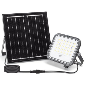 Aigostar - LED dimmbarer Solarstrahler LED/50W/3,4V 3000/4000/6500K IP66 4000 mAh + Fernbedienung