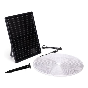 Aigostar - LED Dimmbarer Solarstreifen LED/20W/3,2V 20 m 2700K IP65 + Fernbedienung