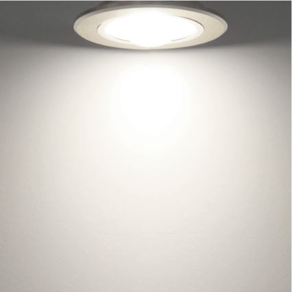 Aigostar - LED-Einbauleuchte LED/21W/230V d 20 cm 6000K weiß