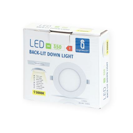 Aigostar - LED-Einbauleuchte LED/4W/230V 3000K d 9,8 cm weiß