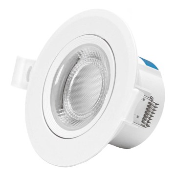 Aigostar - LED-Einbauleuchte LED/7W/230V 3000K Ø 8,5 cm warmweiß