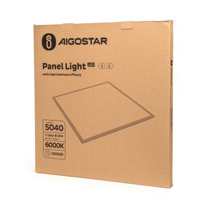 Aigostar - LED-Einbaupanel LED/28W/230V 60x60 cm 6000K