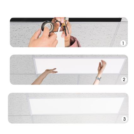 Aigostar - LED-Einbaupanel LED/40W/230V 120x30 cm 6500K