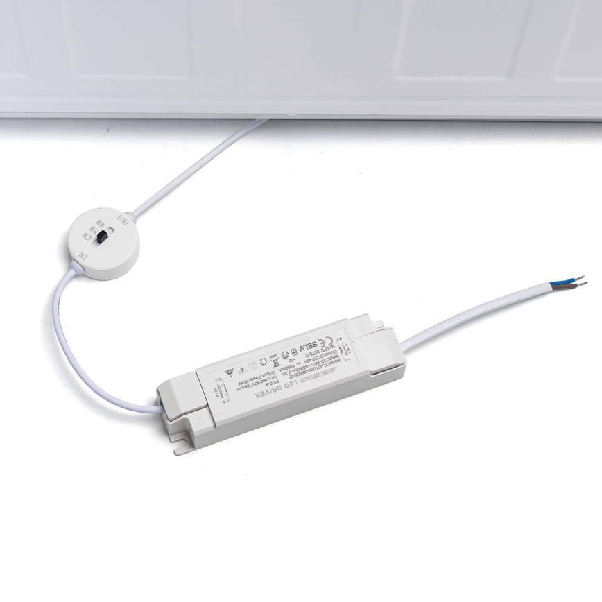Aigostar - LED-Einbaupanel LED/40W/230V 3000K/4000K/6500K 60x60cm weiß