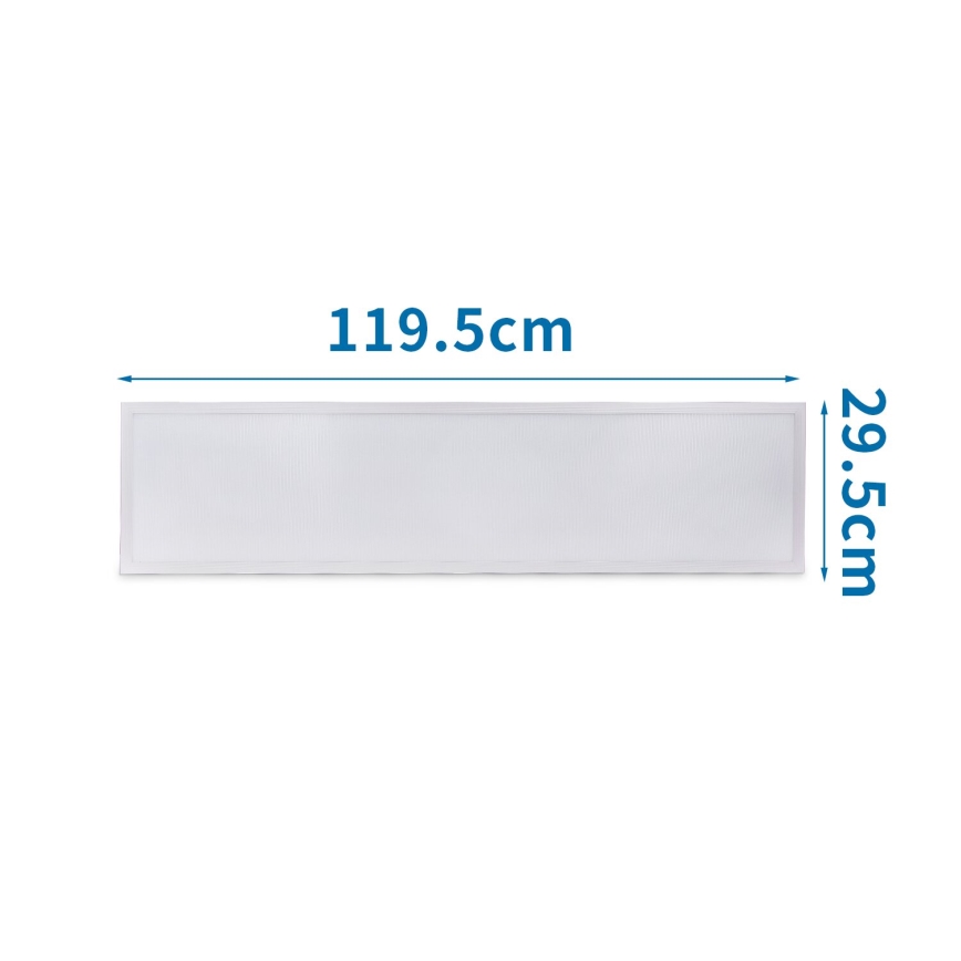 Aigostar - LED-Einbaupanel LED/50W/230V 4000K 120x30cm weiß