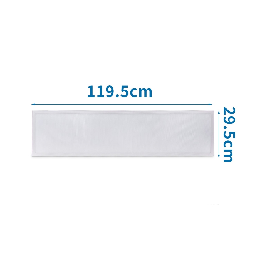 Aigostar - LED-Einbaupanel LED/60W/230V 6500K 120x30cm weiß