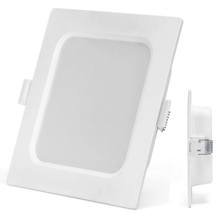Aigostar - LED Einbaustrahler LED/6W/230V 6500K 12x12 cm Weiß