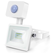 Aigostar - LED-Flutlicht mit Sensor LED/10W/230V 6400K IP65 weiß