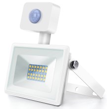 Aigostar - LED-Flutlicht mit Sensor LED/20W/230V 4000K IP65 weiß