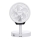 Aigostar - LED kabelloser faltbarer Ventilator mit USB-Anschluss 6,5W/5V 8000 mAh