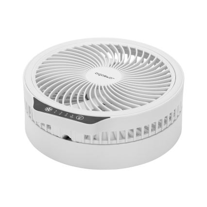Aigostar - LED kabelloser faltbarer Ventilator mit USB-Anschluss 6,5W/5V 8000 mAh