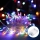 Aigostar - LED-Lichterkette, 100 LEDs, batteriebetrieben (3x AA), 10,3 m, mehrfarbig
