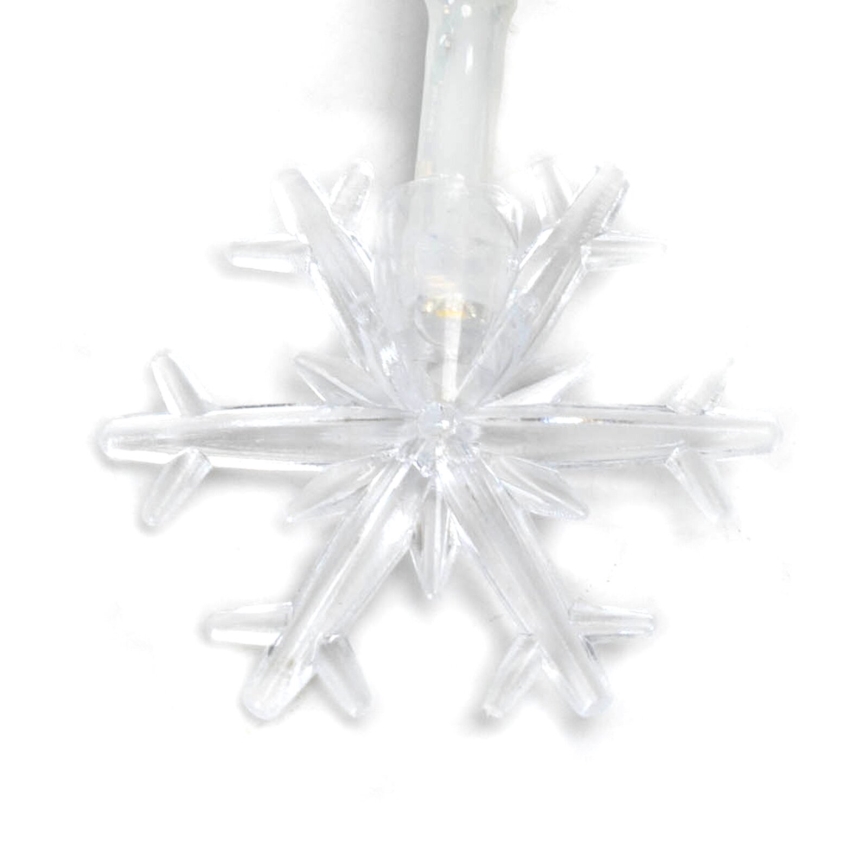Aigostar - LED Weihnachtslichterkette 20xLED/3xAA 3,3m Schneeflocken