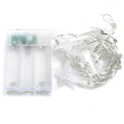 Aigostar - LED  Lichterkette 20xLED/3xAA 3,3m Sterne