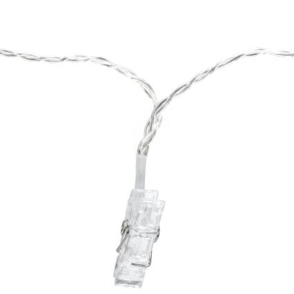 Aigostar - LED-Lichterkette 40 LEDs/5 W/USB, 9 m, warmweiß