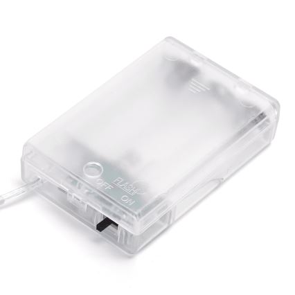Aigostar - LED-Lichterkette 50xLED/3xAA 5,3 m warmweiß