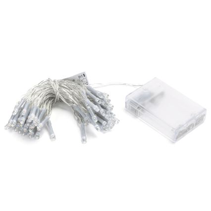 Aigostar - LED Lichterkette 50xLED/3xAA 5,3m mehrfarbig