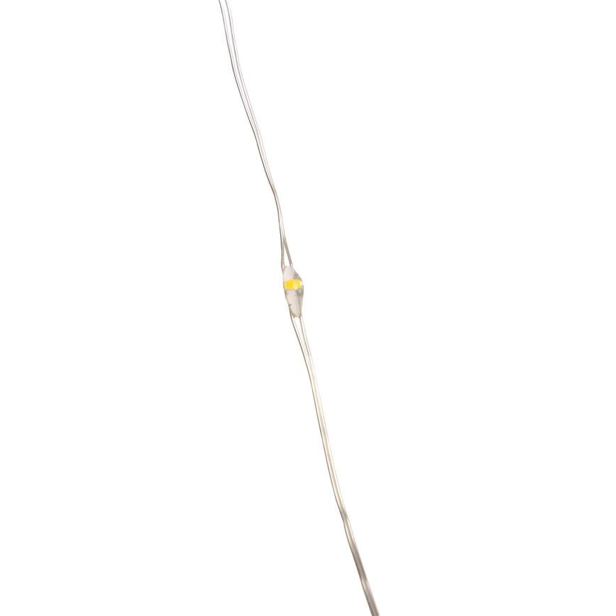 Aigostar - LED-Lichterkette für den Außenbereich 50xLED/3xAA 5,3 m warmweiß