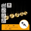 Aigostar - LED-Lichterkette für den Außenbereich 160 LEDs 10 m IP44 warmweiß