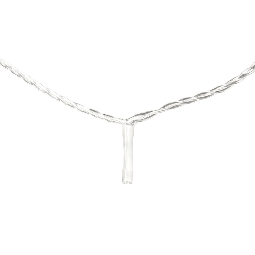 Aigostar - LED-Lichterkette für den Außenbereich, 200 LEDs, 8 Funktionen, 23 m, IP44, kaltweiß