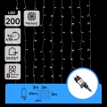 Aigostar - LED-Lichterkette für den Außenbereich 200 LEDs/8 Funktionen 5x2m IP44 kaltweiß