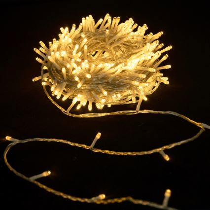 Aigostar - LED-Außen-Lichterkette 400 LEDs/8 Funktionen 20 m IP44 warmweiß