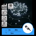 Aigostar - LED-Lichterkette für den Außenbereich 600 LEDs/8 Funktionen 33 m IP44 kaltweiß