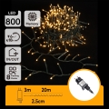 Aigostar - LED-Lichterkette für den Außenbereich, 800 LEDs, 8 Funktionen, 23 m, IP44, warmweiß