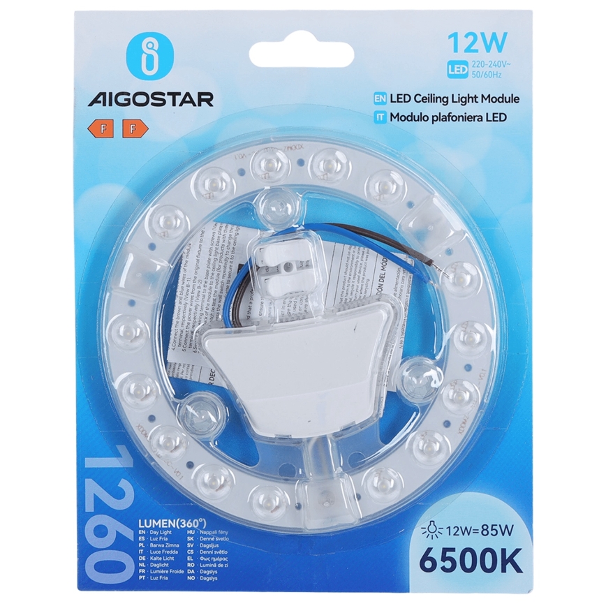 Aigostar - LED-Magnetmodul LED/12W/230V 6500K